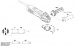 Bosch 3 601 GC8 000 Gwx 19-125 S Angle Grinder 230 V / Eu Spare Parts